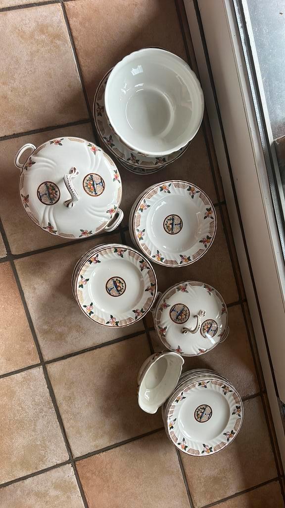 12 delige keramiek servies, Antiek en Kunst, Antiek | Servies compleet, Ophalen