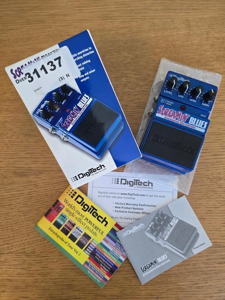 Pédale Guitare Screamin' Blues Digitech, Muziek en Instrumenten, Effecten, Zo goed als nieuw, Distortion, Overdrive of Fuzz, Ophalen