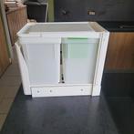 Inbouw afvalcontainer, Ophalen, Minder dan 50 cm, Wit, Nieuw
