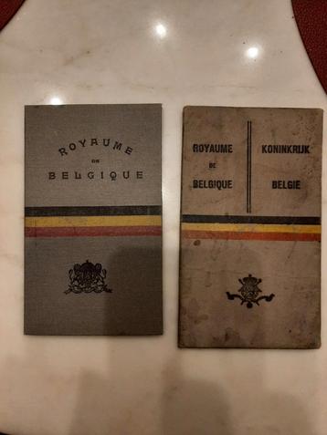 Belgische inschrijvingsbewijs 1922 en 1936  beschikbaar voor biedingen