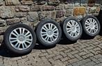 4 jantes en alliage 16" originales Citroën avec pneus, Auto-onderdelen, Banden en Velgen, Ophalen, 16 inch, Banden en Velgen, Zomerbanden