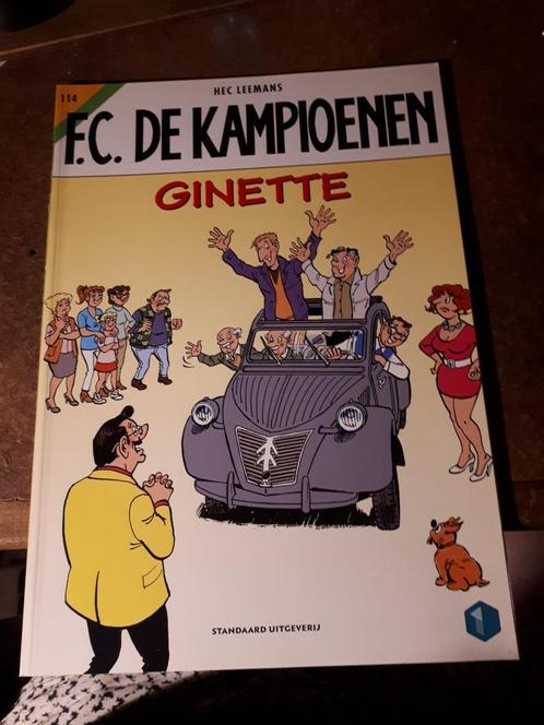 Fc De Kampioenen- Ginette Nr 114 ( 1ste druk ), Boeken, Stripverhalen, Zo goed als nieuw, Eén stripboek, Ophalen of Verzenden