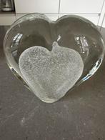 Hart in vol glas in 3D - Italiaans, Huis en Inrichting, Woonaccessoires | Schalen en Manden, Ophalen, Nieuw, Glas