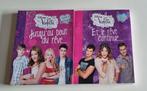 2 livres Disney "Violetta ", Livres, Enlèvement, Comme neuf, Disney, Fiction