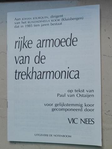 "Rijke armoede van de trekharmonica "     Vic Nees beschikbaar voor biedingen