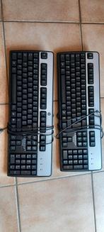 Toetsenbord  HP Azerty klavier met 2 verhoogpootjes, Ophalen of Verzenden, Azerty, Zo goed als nieuw, Bedraad