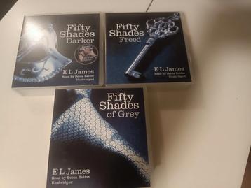 3 luisterboeken ENGELS: Fifty Shades of Grey beschikbaar voor biedingen