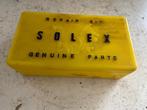 Old Solex reclamedoos 14x8x4cm bromfiets, Verzenden, Gebruikt