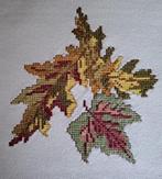 Groot wit Frans geborduurd tafelkleed + 12 servetten, HERFST, Binnen, -, -, Ophalen of Verzenden