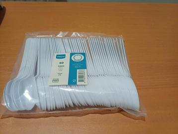 Plastic soeplepels, 1000 stuks beschikbaar voor biedingen