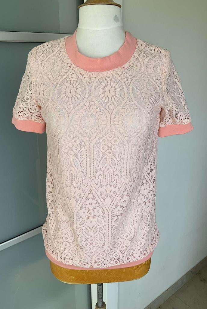 Tshirt Nieuw XS Léonie de Paris, Kleding | Dames, T-shirts, Nieuw, Maat 34 (XS) of kleiner, Roze, Korte mouw, Ophalen of Verzenden