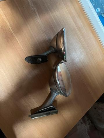 Chromé oldtimer spiegels beschikbaar voor biedingen