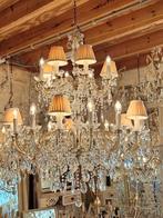heel grote kristallen luster 24 lampen  1.2 m h , 1 m br, Enlèvement ou Envoi