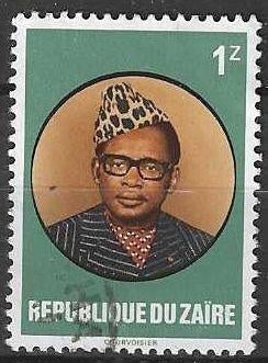 Zaire 1979 - Yvert 941 - President Mobutu - 1 z. (ST), Postzegels en Munten, Verzenden, Gestempeld