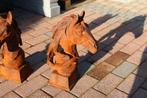 statue tête de cheval sur boule en fonte ., Enlèvement ou Envoi, Neuf