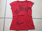 Een T-shirt Thumbs up, maat M, Groggy, Korte mouw, Gedragen, Rood