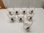 Lot scotch whisky glazen 1960 Tumbler glas, Comme neuf, Autres types, Enlèvement ou Envoi