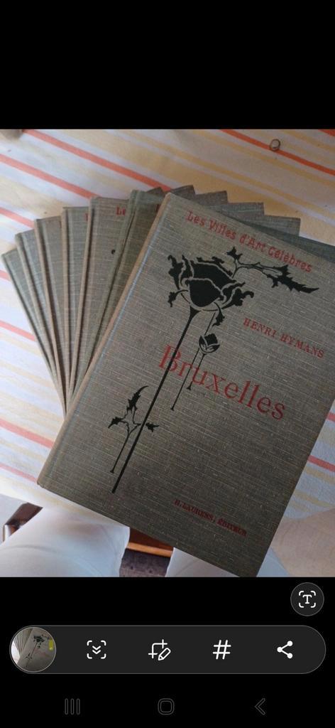 7 livres "villes d'art célèbres ", Boeken, Kunst en Cultuur | Architectuur, Zo goed als nieuw, Ophalen of Verzenden