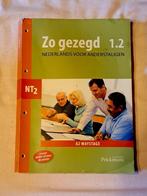 Zo gezegd 1.2 nederlands voor anderstaligen, Livres, Livres scolaires, Enlèvement ou Envoi, Néerlandais