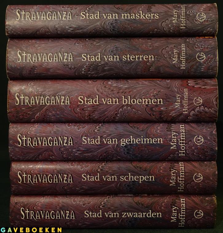 Stravaganza - Mary Hoffman - Van Goor - 6x - Hardcover, Boeken, Fantasy, Gelezen, Ophalen of Verzenden
