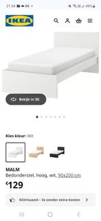 IKEA eenpersoonsbed, Huis en Inrichting, Ophalen, Overige materialen, Strak, Gebruikt