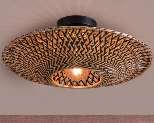 Good & Mojo ‘Bali’ lampenkap Ø 60 cm │ € 20 │ vóór 4 juli, Huis en Inrichting, Lampen | Tafellampen, Nieuw, Minder dan 50 cm, Hout