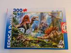 Puzzel : 300 stukken dinosaurus, Comme neuf, Enlèvement ou Envoi