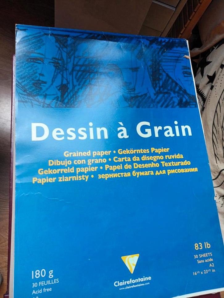 Gebruikt tekenpapier, Hobby & Loisirs créatifs, Dessin, Utilisé, Papier, Carnet de croquis ou à dessin, Enlèvement ou Envoi