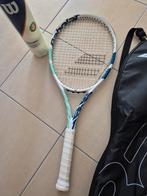 Babolat tennisracket met tas en ballen, Sport en Fitness, Tennis, Ophalen, Zo goed als nieuw, Babolat