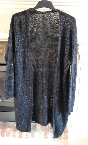 JBC - vest - lange mouw - zwart lurex - maat XS/S beschikbaar voor biedingen