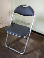 Chaise pliable 10x, Maison & Meubles, Chaises, Noir, Cuir, Enlèvement, Cinq, Six Chaises ou plus
