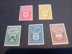 België postzegels nr 743/747** lot 43B, Postzegels en Munten, Postzegels | Nederlands-Indië en Nieuw-Guinea, Ophalen of Verzenden