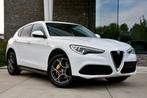 Alfa Romeo Stelvio 2.0 Turbo **Benzine** 50 000Km**, Auto's, Wit, Leder, Bedrijf, 5 deurs