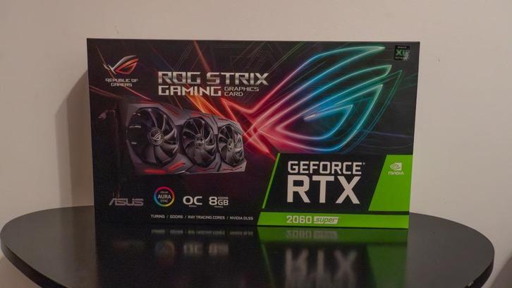 2060 Super ROG STRIX 8GB, Elektronische apparatuur, Onderdelen en Toebehoren, Zo goed als nieuw, Ophalen of Verzenden