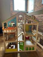 Poppenhuis Hape, Kinderen en Baby's, Ophalen, Zo goed als nieuw, Poppenhuis