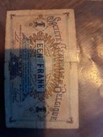 1 frank biljet belgie, Timbres & Monnaies, Billets de banque | Asie, Enlèvement