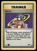 Sabrina 20/132 - Gym Challenge (1st edition), Hobby en Vrije tijd, Verzamelkaartspellen | Pokémon, Verzenden, Gebruikt