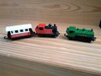 Matchbox - 2 locomotives et voiture, Kinderen en Baby's, Speelgoed |Speelgoedvoertuigen, Ophalen, Gebruikt