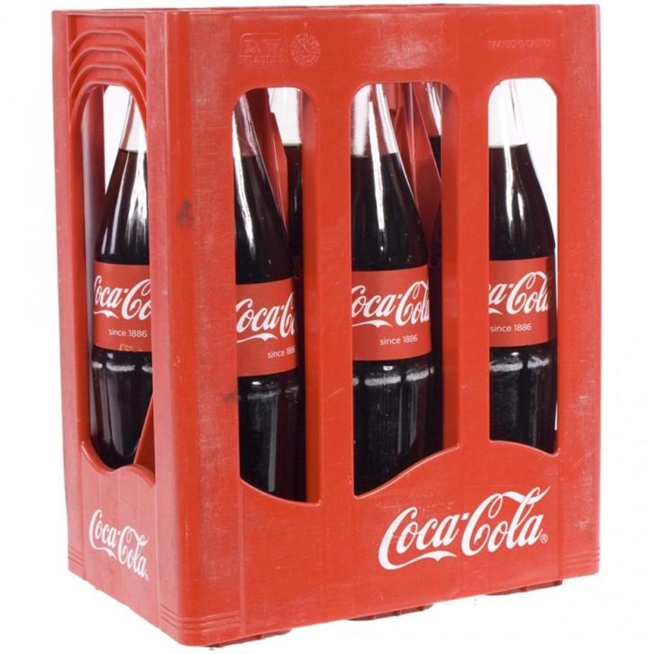 Bak van 6 flessen cola van 1 liter, Diversen, Levensmiddelen, Ophalen