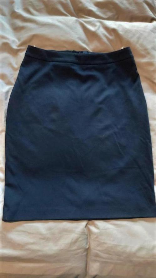 Mayerline, marineblauwe rok, 38/40, stretch, Kleding | Dames, Rokken, Zo goed als nieuw, Maat 38/40 (M), Blauw, Ophalen of Verzenden
