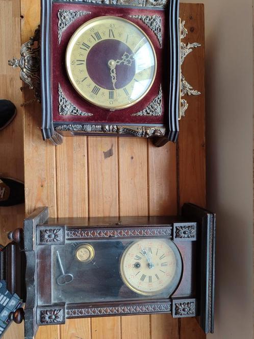 Lot de deux anciennes horloges, Antiek en Kunst, Antiek | Klokken, Ophalen
