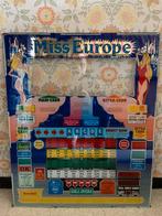 Miss Europe Oude bingo glas plaat glasplaat front, Collections, Enlèvement, Utilisé