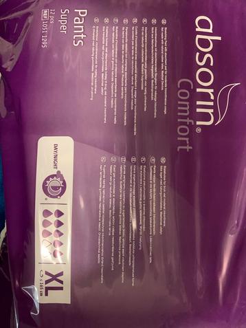 ABSORIN Comfort broekjes/ pants XL beschikbaar voor biedingen