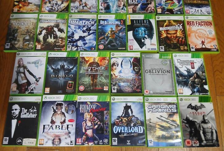 Lot van 48 XBox 360 Games, Games en Spelcomputers, Games | Xbox 360, Gebruikt, Ophalen of Verzenden
