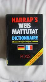 Dictionnaire Allemand français-français-allemand, Livres, Dictionnaires, Allemand, Enlèvement ou Envoi