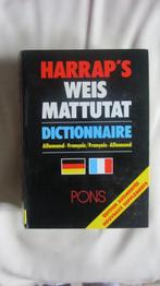 Dictionnaire Allemand français-français-allemand, Ophalen of Verzenden, Duits