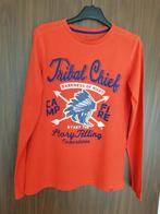 T-shirt, tribal chief, oranje, maat 158/164, goede staat, Ophalen, Zo goed als nieuw