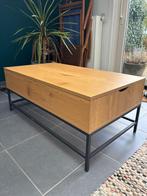 Salontafel Jysk uitklapbaar AABENRAA 45x110x60cm, Ophalen, Metaal, 50 tot 100 cm, 100 tot 150 cm