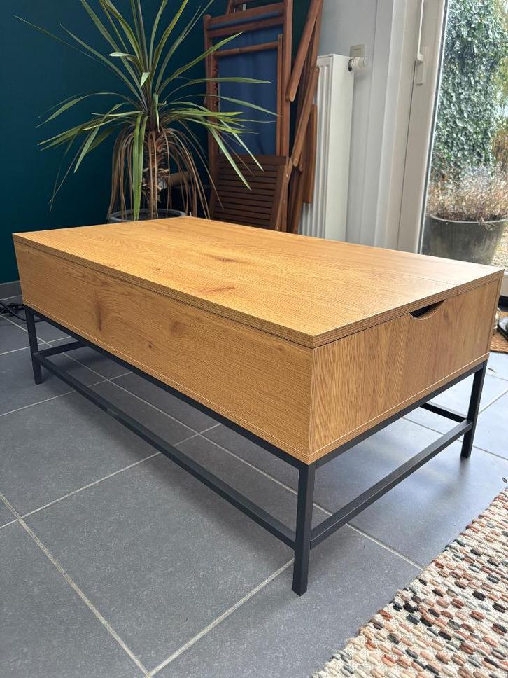 Salontafel Jysk uitklapbaar AABENRAA 45x110x60cm, Huis en Inrichting, Tafels | Salontafels, Zo goed als nieuw, Minder dan 50 cm