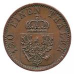 Pruisen 3 pfennig, 1872 Muntteken "C" - Frankfurt, Duitsland, Ophalen of Verzenden, Losse munt